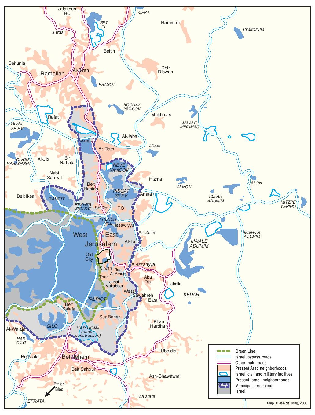 Jerusalem Map