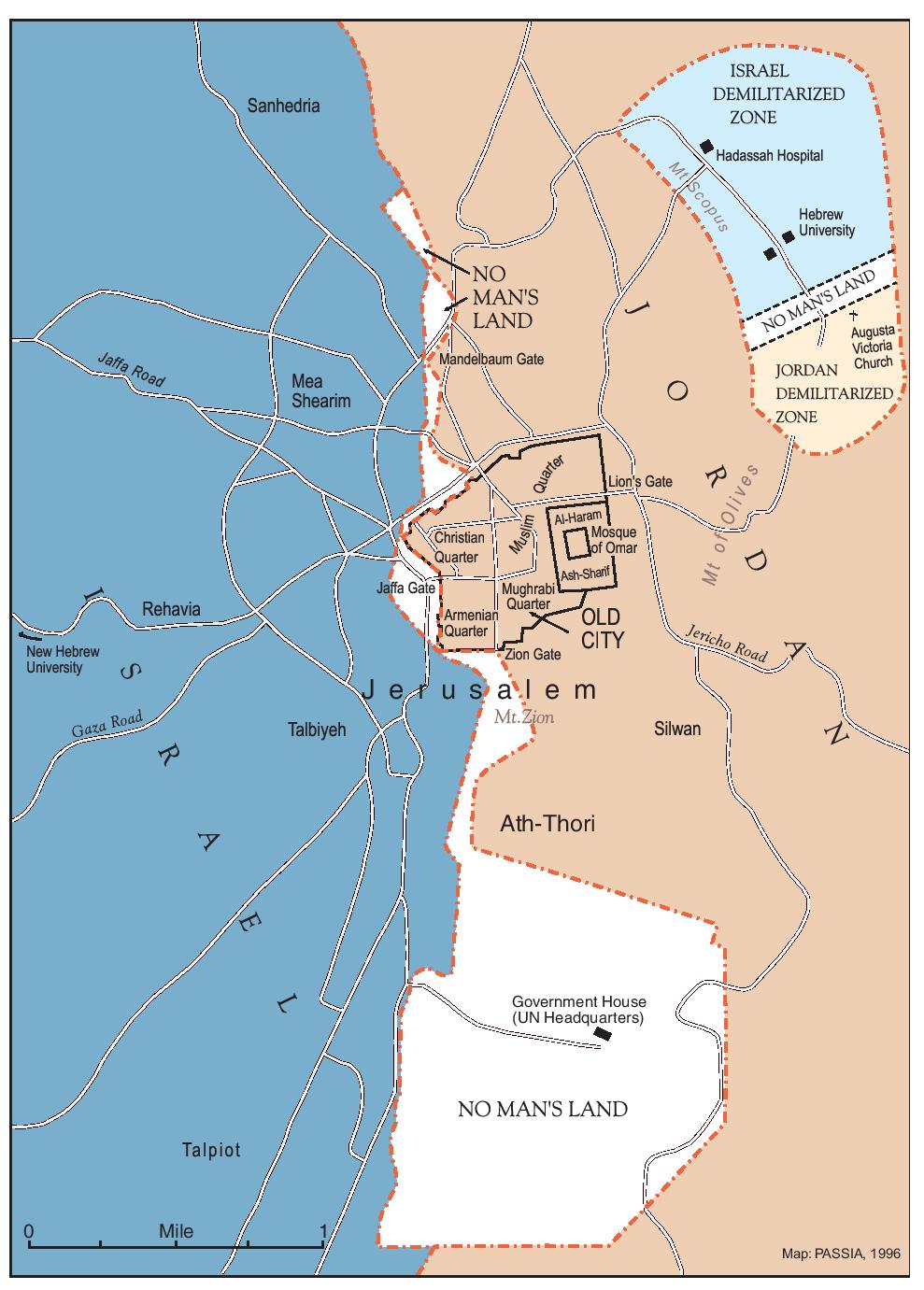 Jerusalem Map