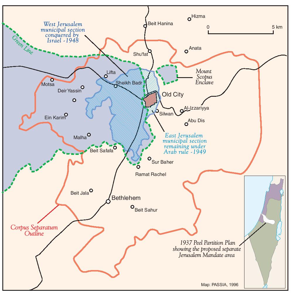 Jerusalem Map