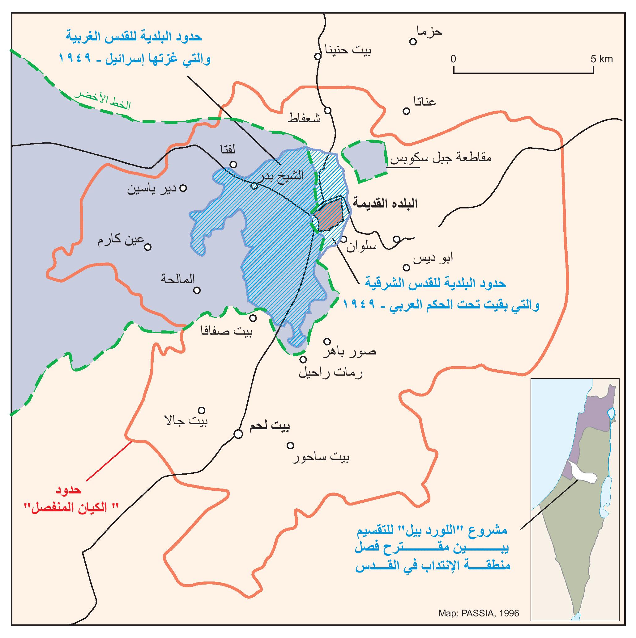 Jerusalem Map