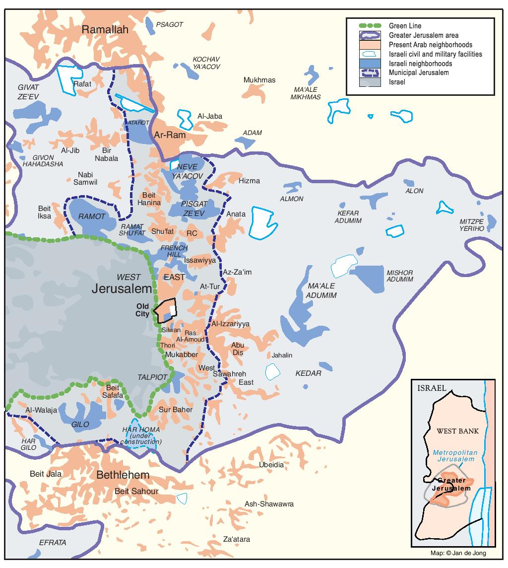 Jerusalem Map